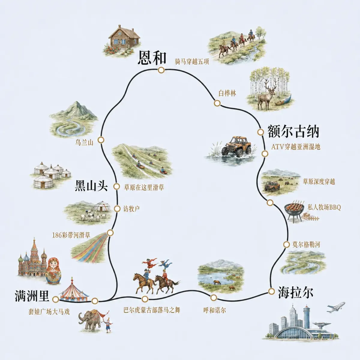 行程地图